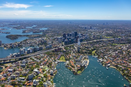 Aerial Image of NEUTRAL HARBOUR, KIRRIBILLI AND NORTH SYDNEY 
