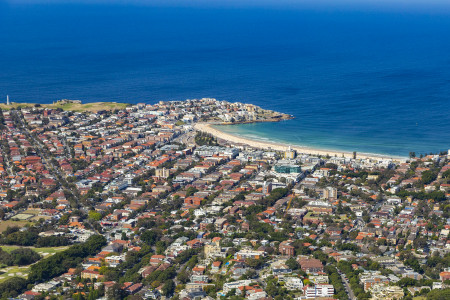 Aerial Image of BONDI BEACH.