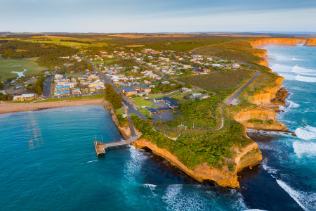 Aerial Image of PORT CAMPBELL AND COASTLINE