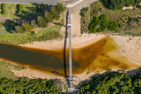 Aerial Image of PORT CAMPBELL SUSPENSION BRIDGE