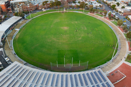 Aerial Image of VICTORIA PARK OVAL, ABBOTSFORD