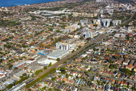 Aerial Image of PRINCES HWY, ARNCLIFFE