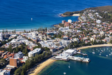 Aerial Image of MANLY FERRY
