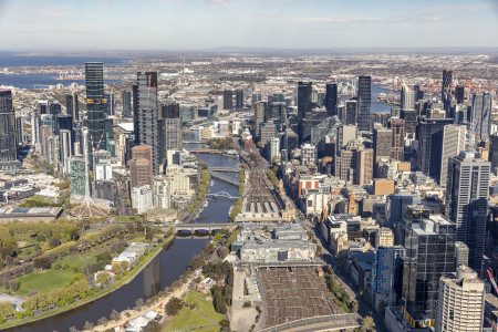 Aerial Image of MELBOURNE CBD