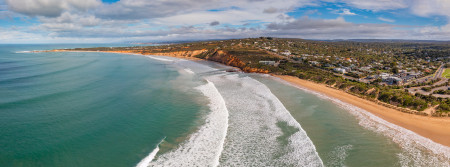 Aerial Image of ANGLESEA BEACH AND TOWN