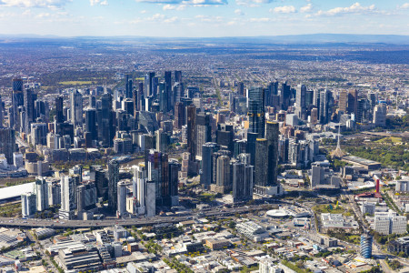 Aerial Image of SOUTHBANK MELBOURNE