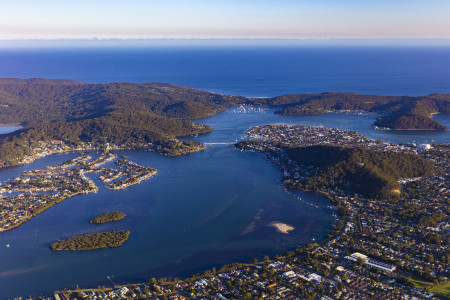 Aerial Image of ETTALONG, BOOKER BAY AND WOY WOY 