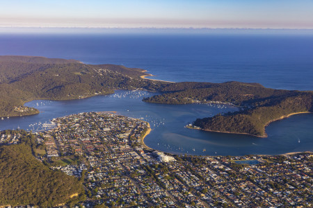 Aerial Image of ETTALONG, BOOKER BAY AND WOY WOY 
