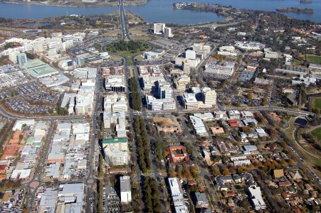 Aerial Image of CANBERRA CBD, ACT