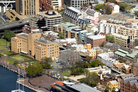 Aerial Image of THE ROCKS AND CIRCULAR QUAY