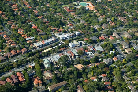 Aerial Image of ROSEVILLE RAILWAY STATION