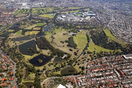 Aerial Image of CENTENNIAL PARK AND MOORE PARK