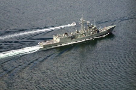 Aerial Image of HMAS DARWIN