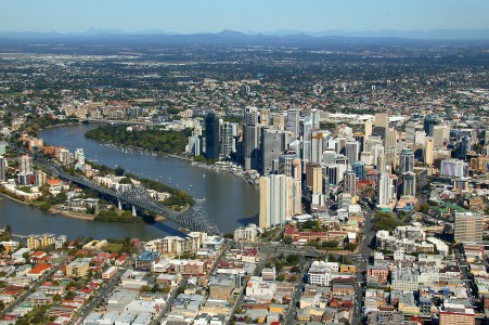 Aerial Image of BRISBANE CITY.