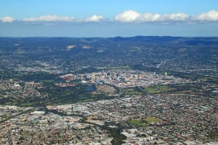Aerial Image of TORRENSVILLE TO ADELAIDE CBD