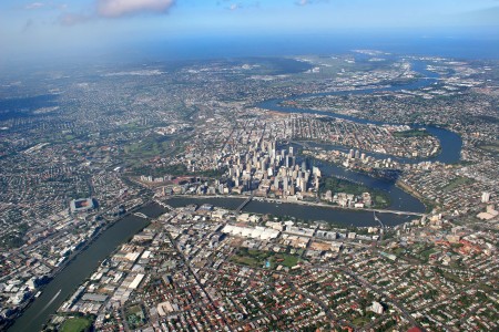 Aerial Image of HIGH ALTITUDE OF BRISBANE