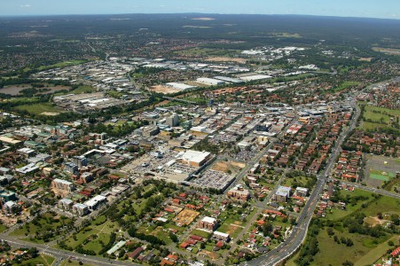 Aerial Image of LIVERPOOL TO MOOREBANK