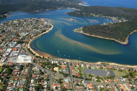 Aerial Image of ETTALONG BEACH