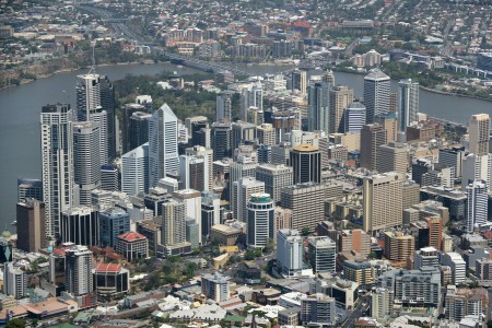 Aerial Image of SOUTH OVER THE CBD