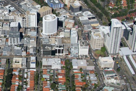Aerial Image of ST LEONARDS BUSINESS DISTRICT