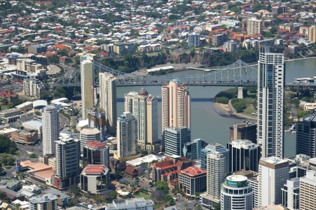 Aerial Image of STORY BRIDGE KANGAROO POINT