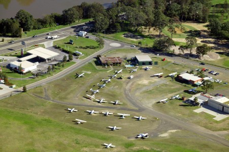 Aerial Image of BANKSTOWN AIRPORT.