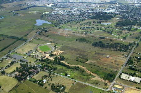 Aerial Image of ELDERSLIE, NARELLAN AND HARRINGTON PARK.