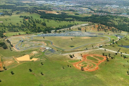 Aerial Image of ORAN PARK RACEWAY.