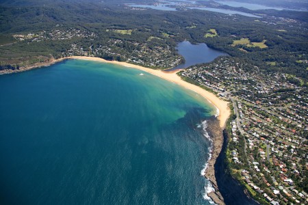 Aerial Image of COPACABANA AND MACMASTERS BEACH