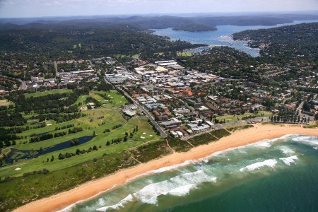 Aerial Image of MONA VALE BEACH, NSW