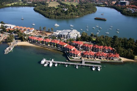 Aerial Image of BREAKFAST POINT, HILLY STREET NSW