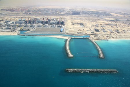 Aerial Image of DEWA DESALINATION PLANT DUBAI