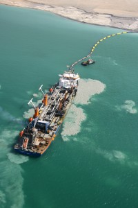 Aerial Image of DREDGING SHIP, DUBAI