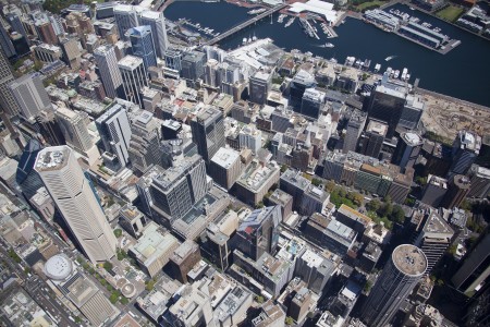 Aerial Image of HUNTER STREET SYDNEY CBD