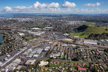 Aerial Image of PANMURE LOOKING WEST OVER MT WELLINGTON