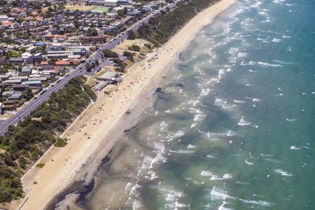 Aerial Image of MENTONE BEACH MELBOURNE