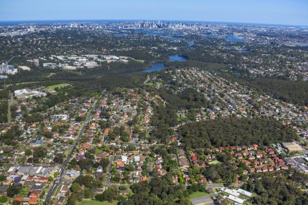Aerial Image of NORTH  RYDE