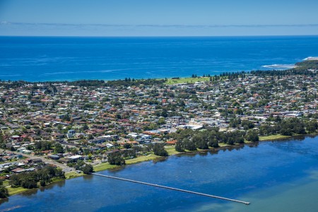 Aerial Image of LONG JETTY