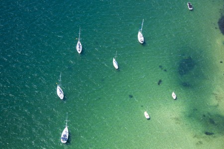 Aerial Image of DARLING POINT BOATS