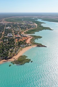 Aerial Image of BROOME TOWN BEACH LOOKING NORTH