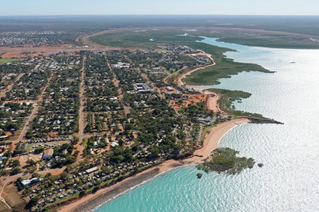 Aerial Image of BROOME TOWN BEACH LOOKING NORTH-EAST