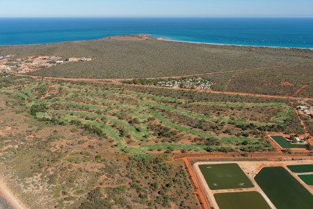 Aerial Image of BROOME GOLF CLUB LOOKING SOUTH-WEST