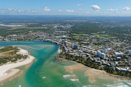 Aerial Image of CALOUNDRA LOOKING NORTH-WEST