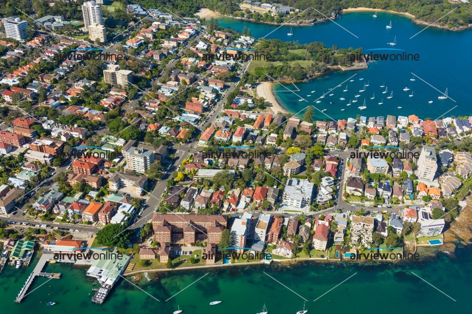 Aerial Image of Addison Road And Little Manly