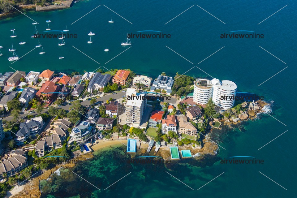 Aerial Image of Addison Road And Little Manly