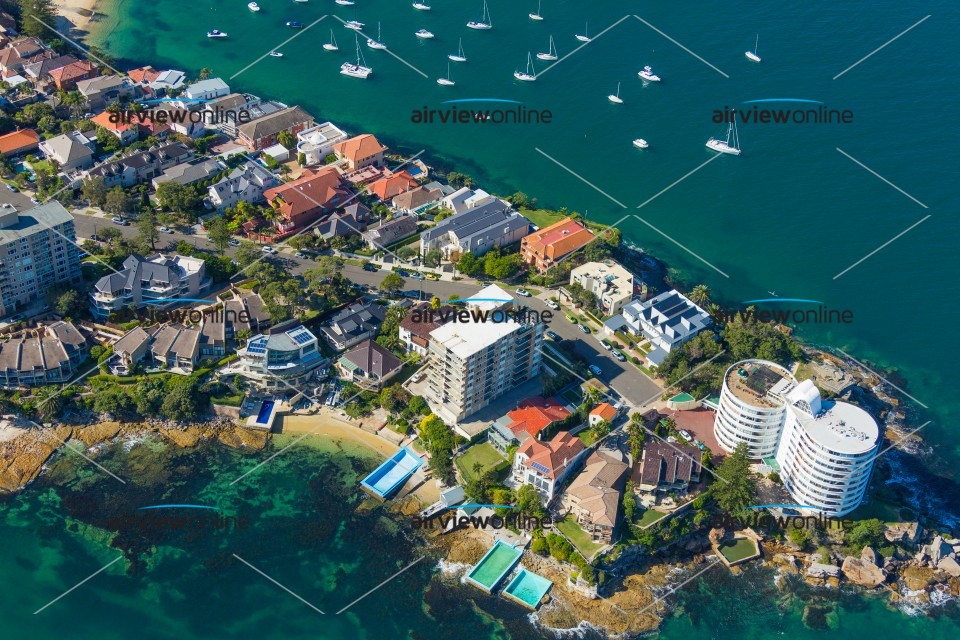 Aerial Image of Addison Road And Little Manly