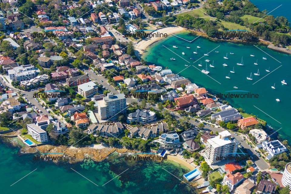 Aerial Image of Addison Road And Little Manly