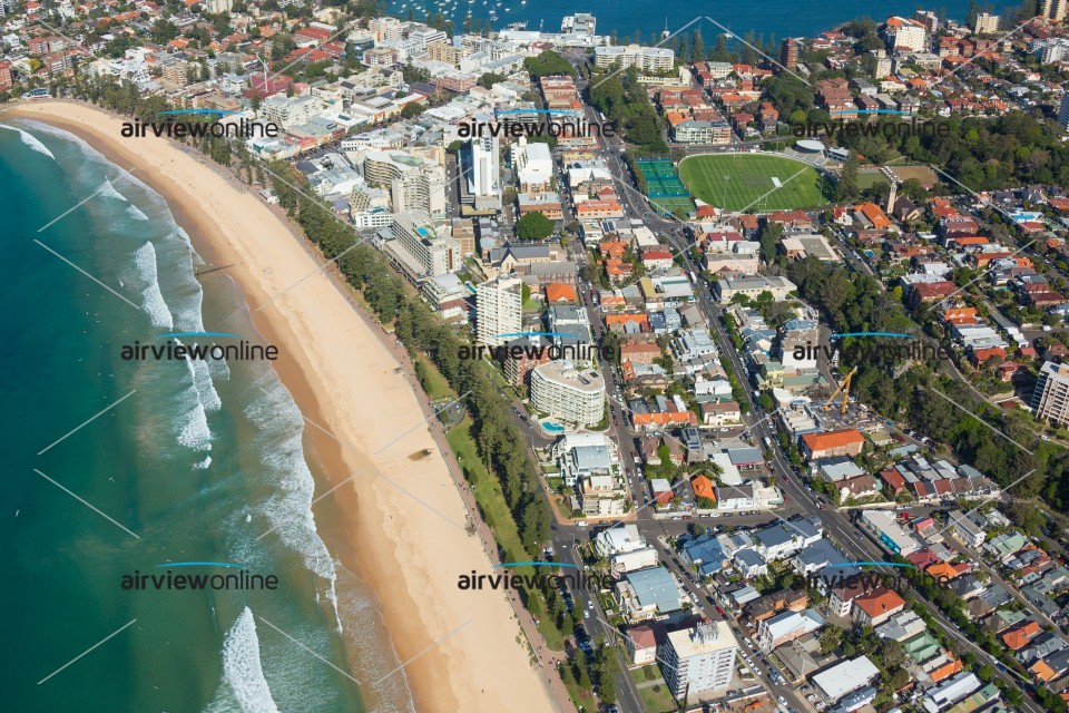 Aerial Image of Pittwater Road, Manly