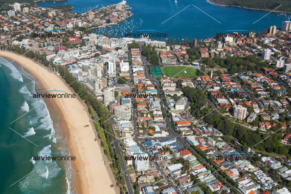 Aerial Image of Raglan Street And Kangaroo Street, Manly