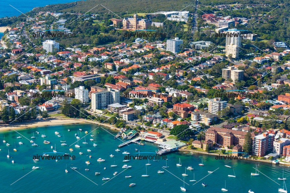 Aerial Image of East Esplanade Manly